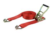 4tecx Spanband J-haak met ratel 50mm x 9m rood - 4065000037 - thumbnail