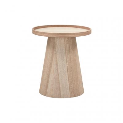 WOOOD Ronde Bijzettafel 'Maud' 45cm, kleur Naturel