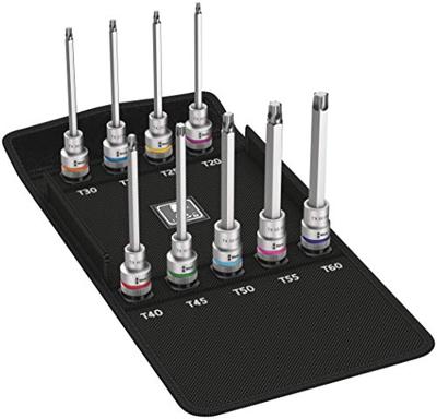 Wera Zyklop 05004212001 Dopsleutel-bitinzetset 1/2 (12,5 mm) 9-delig