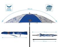 Strandparasol Blauw Ø 180 cm SPF50+ Navy - thumbnail