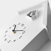 Wandklok 21,5x41,5x8,5 cm - Slinger - Koekoek - NeXtime 'Twitter' - thumbnail