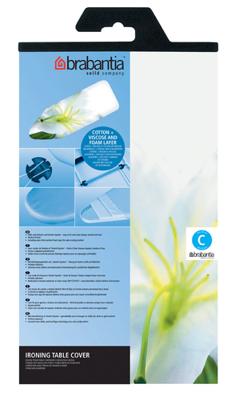 Brabantia overtrek c katoen 124x45 cm