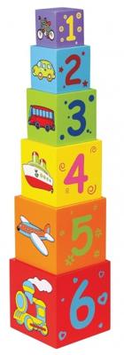 VIGA stapelbakken, afm 48x11x11 cm, 6 onderdelen/ 1 set