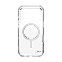 Speck Presidio Perfect Clear voor iPhone 17 Pro Case, MagSafe-compatibel, dun beschermhoes, helder/helder/zilver - thumbnail