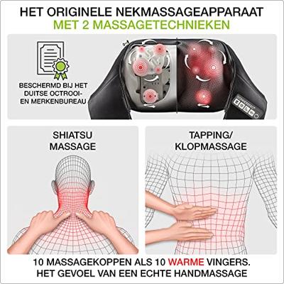 Shiatsu klopmassage apparaat Klopfy NM088 Shiatsu klopmassage apparaat Klopfy NM088