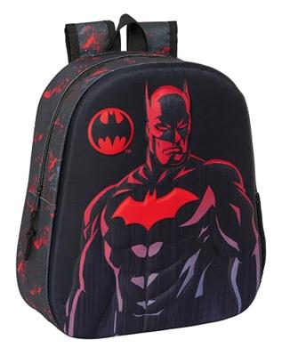 3D-Kinderrugzak Batman Zwart 27 x 33 x 10 cm