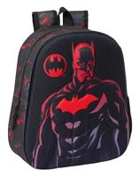 3D-Kinderrugzak Batman Zwart 27 x 33 x 10 cm - thumbnail