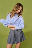 Only Onllyra Oregon L/s Shirt Wvn Blouse 4967433 Provence Cloud Dancer - thumbnail