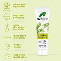 Dr Organic Tea Tree Purifying Toothpaste - thumbnail