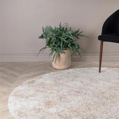 Nohr Rond Vloerkleed 'Der' 200cm, kleur Beige