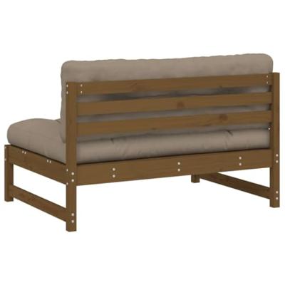 Middenbank 120x80 cm massief grenenhout honingbruin