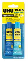 UHU Plus schnellfest tweecomponentenlijm 45700 35 g - thumbnail