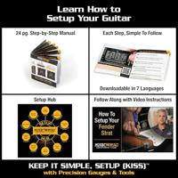 MusicNomad MN609 KEEP IT SIMPLE, SETUP (KISS) Starter Kit Bundle set voor afstellen van gitaar - 43 stuks - thumbnail