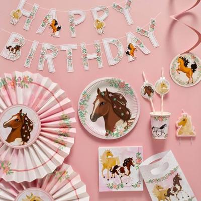 Decoratieset Paarden Beautiful (4st)
