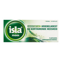 Isla Moos Keelpastilles - bij kriebelhoest en kortdurende heesheid - thumbnail