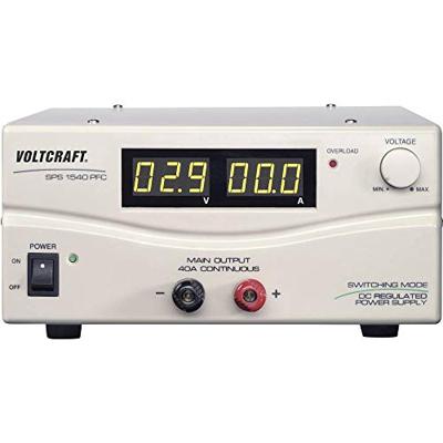 VOLTCRAFT SPS 1540 PFC Labvoeding, regelbaar 3 - 15 V/DC 4 - 40 A 600 W Remote Aantal uitgangen: 1 x