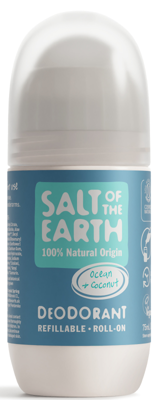Salt Of The Earth Ocean + Coconut Deodorant Refillable Roll-On