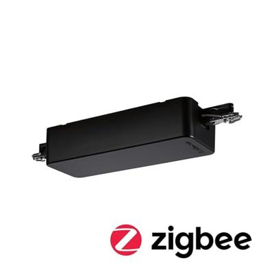 Paulmann URail ZB Dimm/Switch max400W Sw m Kst 96815 230V-railsysteemcomponenten Zwart (mat)