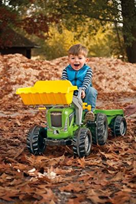 Rolly Toys traptractor RollyKiddy Futura groen/zwart