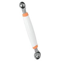 Tomado-Metaltex Meloenuitsteker Dekofood RVS Wit/Oranje/Zilver - thumbnail