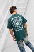 Malelions Compass T-Shirt Heren Groen - Maat XL - Kleur: Groen | Soccerfanshop - thumbnail