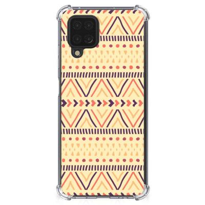 Samsung Galaxy A12 Doorzichtige Silicone Hoesje Aztec Yellow Samsung Galaxy A12 Doorzichtige Silicone Hoesje Aztec Yellow