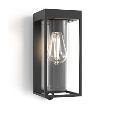 Buitenlamp &apos;Flair&apos; glas metaal vierkant solar