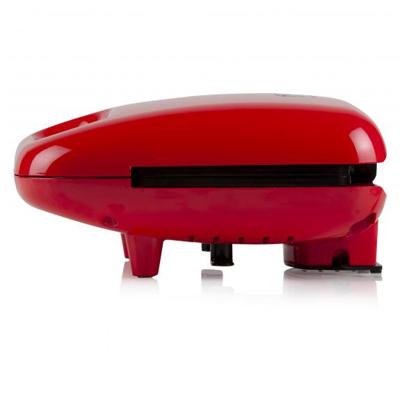 DOMO Snack Party 5in1 Sandwich toaster CoolTouch-behuizing, Anti-aanbaklaag Rood
