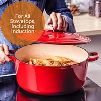 BK Bourgogne braadpan chili red 28 cm - thumbnail