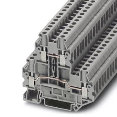 Phoenix Contact 3044814 Doorgangsserieklem 6.2 mm Schroeven Grijs 50 stuk(s)