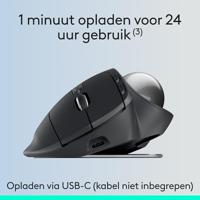Logitech MX Ergo S muis Kantoor Rechtshandig RF-draadloos + Bluetooth Optisch 2048 DPI - thumbnail
