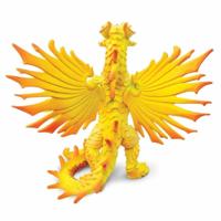 Safari speelfiguur zonnendraak junior 12 x 13,5 cm geel - thumbnail