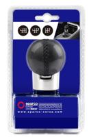 Versnellingspookknop Sparco Lazio Zwart - thumbnail