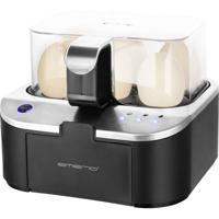 EMERIO EB-123177.12 Eierkoker BPA-vrij Zwart, RVS - thumbnail