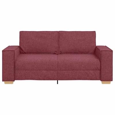 2-zitsbank Wijnrood 140 cm Stof