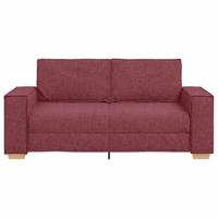 2-zitsbank Wijnrood 140 cm Stof - thumbnail