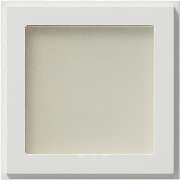 Gira LED verlichting blauw voor witte afdekramen