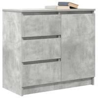 Dressoir met lade 71x35x65 cm spaanplaat betongrijs - thumbnail