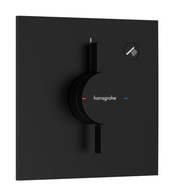 Hansgrohe DuoTurn E kraan inbouw voor 1 functie, mat zwart