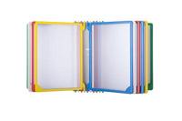 PLU-wandhouder met 10 ramen A4 zwart - thumbnail