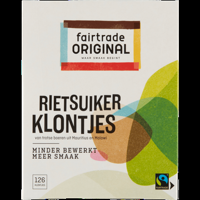 Fairtrade Original Rietsuikerklontjes 126 Stuks 500 g bij Jumbo - thumbnail