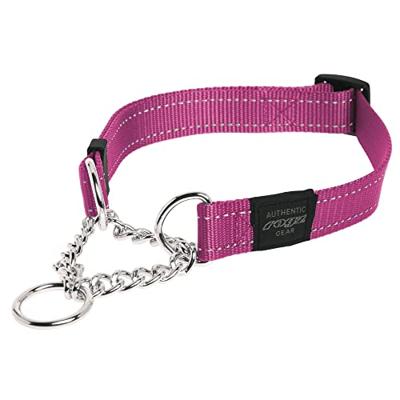 ROGZ FOR DOGS FANBELT CHOKER ROZE 20 MMX34-56 CM ROGZ FOR DOGS FANBELT CHOKER ROZE 20 MMX34-56 CM