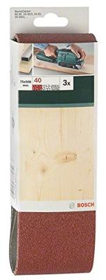 Bosch Accessoires Schuurband 75X508mm | G40 | Rw | Ongeperf | Span | 3-delig - 2609256210