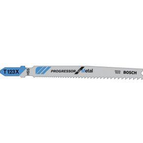 Bosch Accessoires 5x Progressor voor metaal decoupeerzaagblad T123X - 2608638473