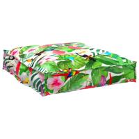 VidaXL Kussen bloemen multikleur 70 x 70 x 12 cm oxford stof - thumbnail