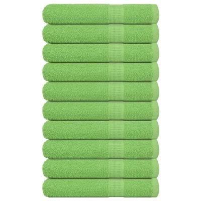 VidaXL Handdoeken frogn 10 st 100x200 cm 360 g/m² appelgroen VidaXL Handdoeken frogn 10 st 100x200 cm 360 g/m² appelgroen