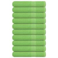 VidaXL Handdoeken frogn 10 st 100x200 cm 360 g/m² appelgroen - thumbnail