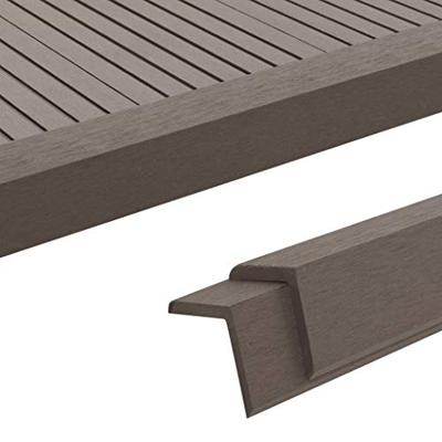 VidaXL Terras hoekplinten 5 st 170 cm hkc donkerbruin