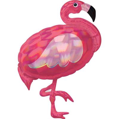 Basic Folie ballon flamingo 71x83 cm