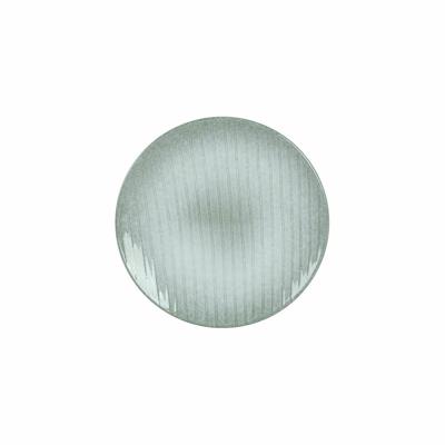 Platt tallrik DKD Home Decor Groen Keramiek (20 x 20 x 2,5 cm)